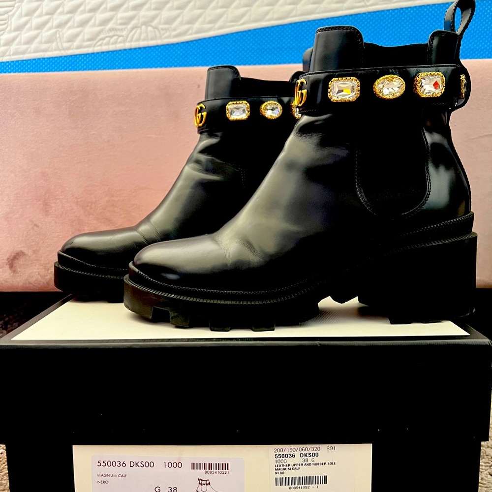 Women's Trip Embellished Block Heel Chelsea Boots